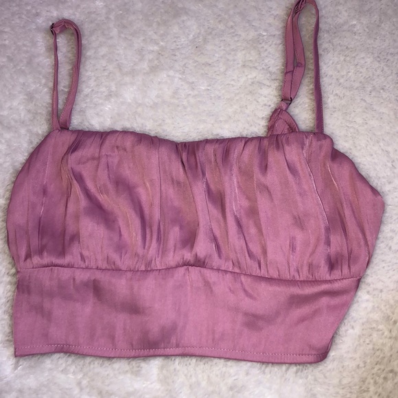 Satin Pink milk top! - Picture 2 of 2
